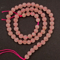 Rose Quartz 6mm Round Beads