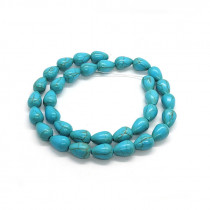 Synthetic Turquoise Drop Beads