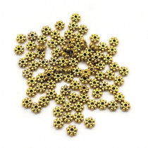 Tibetan Style Gold Spacer Beads (Pack 100