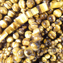 Tiger Eye 10x14mm Pillow Beads