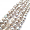 Freshwater Nugget Pearl Grey Beads 