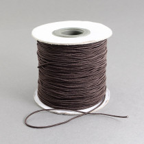 Brown Elastic Cord 2mm Round 40m Roll