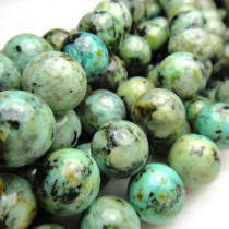 African Turquoise Round 10mm Beads
