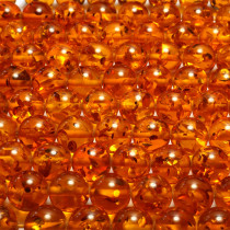 Imitation Amber 12mm Round Beads