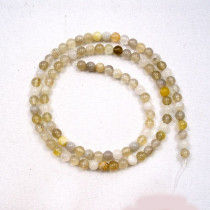 Botswana Agate 4mm Round Beads