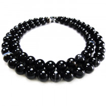 Brazilian Black Sardonyx Beads - Bead Shop - Gemstone Beads Specialist