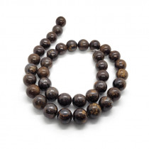 Bronzite 10mm Round Beads
