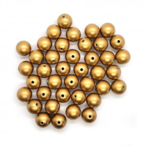 Gold Acrylic Bubblegum Beads 16mm