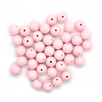 Light Pink Acrylic Bubblegum Beads 16mm
