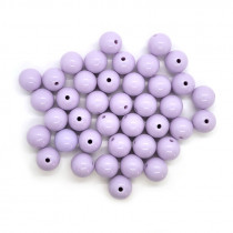Purple Acrylic Bubblegum Beads 16mm 