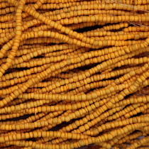 Coco Golden Yellow 3x4mm Wood Beads