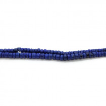 Coco Royal Blue 3x4mm Wood Beads