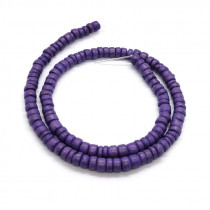 Coco Violet 4x6mm Wood Beads