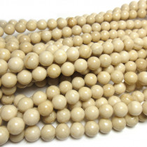 Fossil Stone 6mm Round Beads