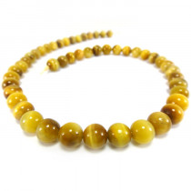 Golden/Yellow Tiger Eye 8mm Round Beads