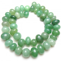 Green Aventurine Centre Drilled Nugget Beads