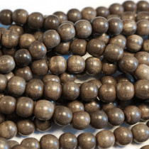 Greywood Round 8mm Wood Beads