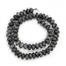 Larvikite 5x10mm Rondelle Beads
