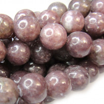 Lepidolite (A Grade) 8mm Round Beads