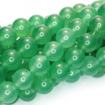 Malay Jade Green 10mm Round Beads