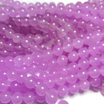Malay Jade Orchid 8mm Round Beads
