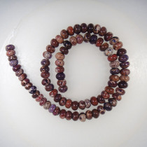 Purple Impression Jasper 5x8mm Rondelle Beads