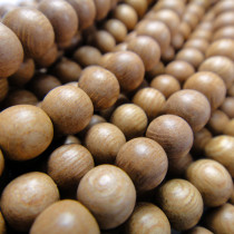 Rosewood 6mm Round Wood Beads 