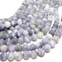 Sage Amethyst Matte/Frosted 10mm Round Beads