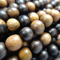 Kamagong (Tiger Ebony) 6mm Round Wood Beads 