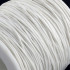 White Waxed Cotton Cord 1mm 90M Roll