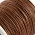Brown Waxed Cotton Cord 1mm 90M Roll