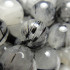 Black Tourmalinated Quartz 10mm Round Beads