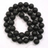 Black Stone (Matte) 10mm Round Beads 