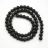 Black Stone (Matte) 6mm Round Beads