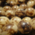 Buri Tiger Brown Round Seed Beads
