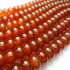 Carnelian 5x10mm Rondelle Beads