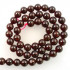 Garnet 8mm Round Beads