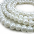 Glass Pearls 6mm Round Beads