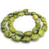 Grass Turquoise 10x14mm Oval Beads