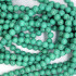 Green Synthetic Turquoise 8mm Round Beads