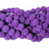Dyed Lava Rock Purple 10mm Round Beads