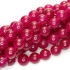Malay Jade Fuchsia 8mm Round Beads