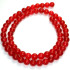 Malay Jade Red 6mm Round Beads