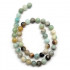 Multicolour Amazonite 8mm Round Beads (H1022)