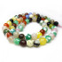 Fire Agate Multi-Colour 6mm Faceted Round Beads
