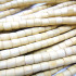 Natural White Wood 6x6mm Barrel Beads 