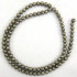 Pyrite 4mm Round Beads