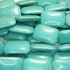 Reconstituted Turquoise Large Rounded Rectangle Beads