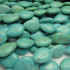 Reconstituted Turquoise 13x18mm Flat Drop Beads