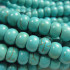 Reconstituted Turquoise 4x6mm Rondelle Beads